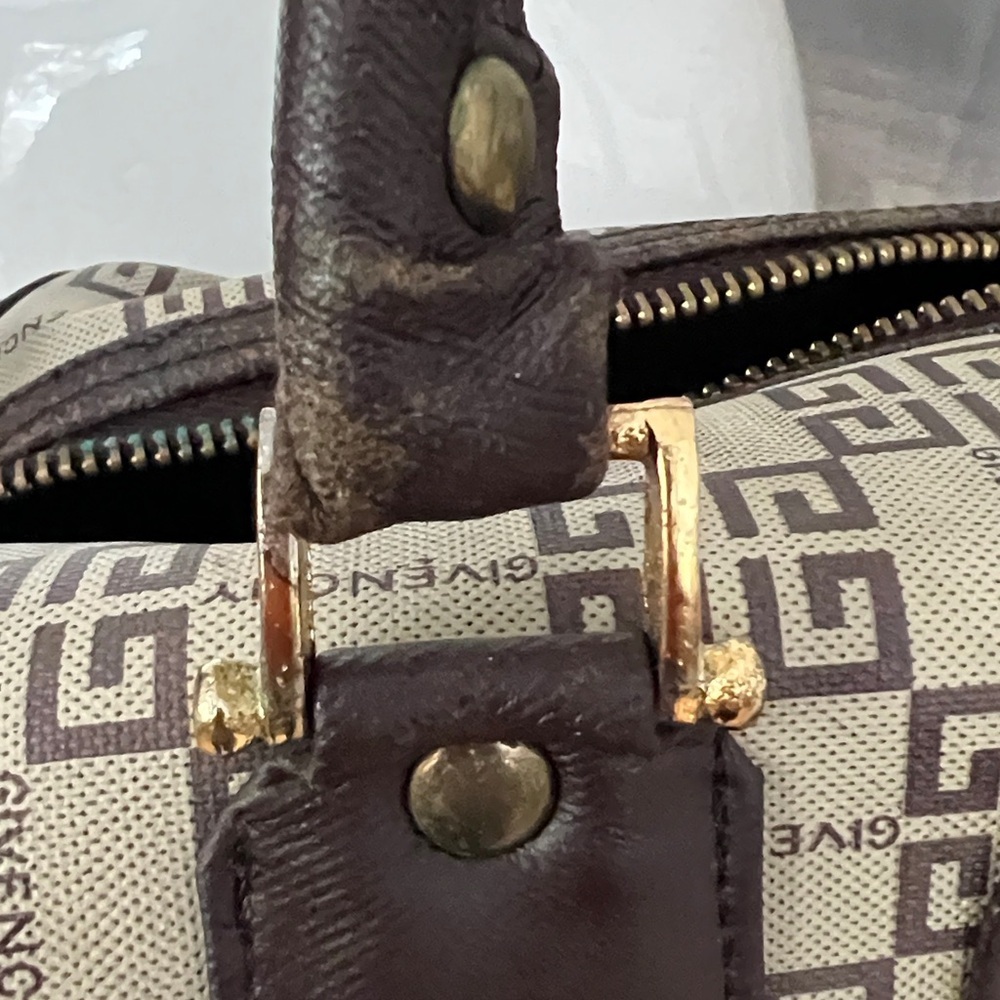 Givenchy Vintage Top Double Handle Zip Top Boston Bag - Picture 14 of 14